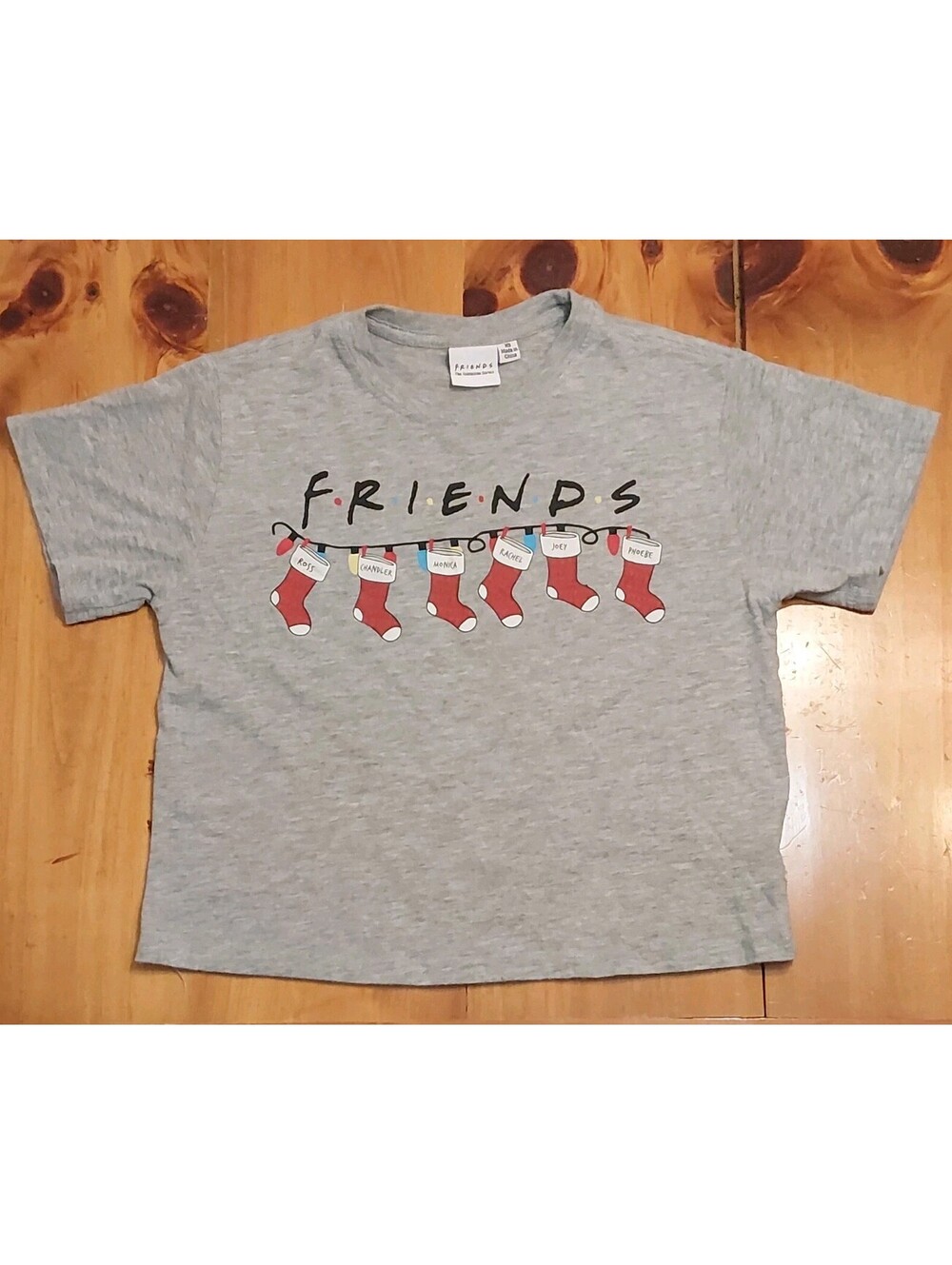 Mad Engine FRIENDS The Television Series Gray T-Shirt, Size XS